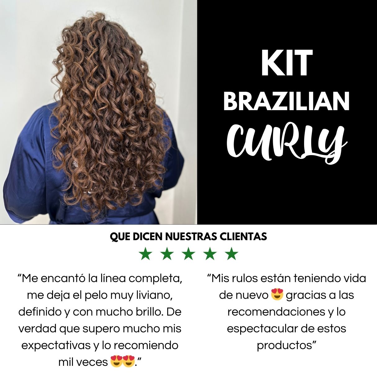 Kit Línea Brazilian Curly