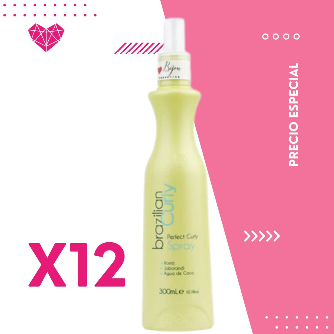 Perfect Spray Brazilian Curly 300mL x 12 unidades