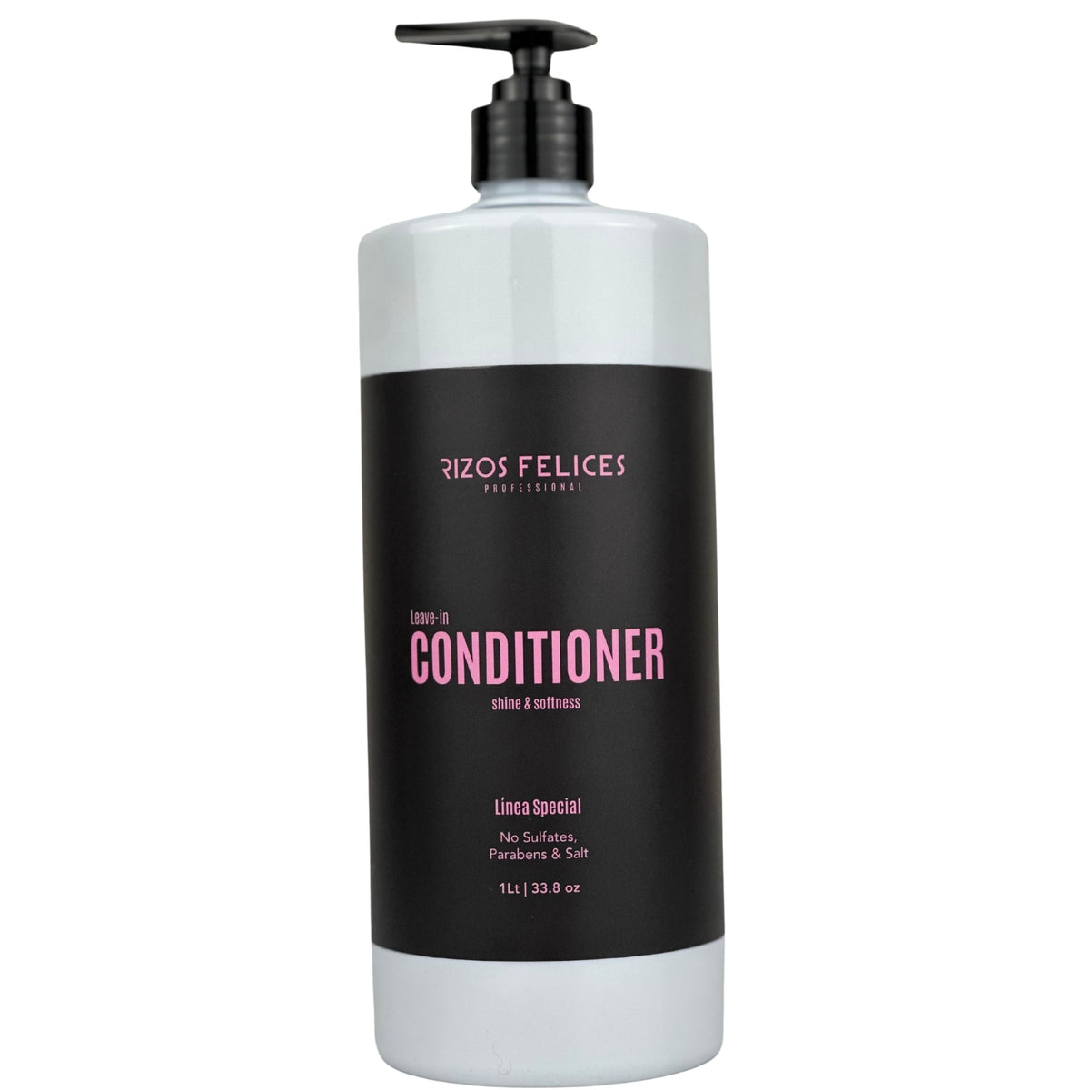 Acondicionador Rizos Felices 1 Litro. Este producto puede cumplir dos funciones dentro de tu rutina capilar, la primera es como acondicionador y la segunda es como leave in.