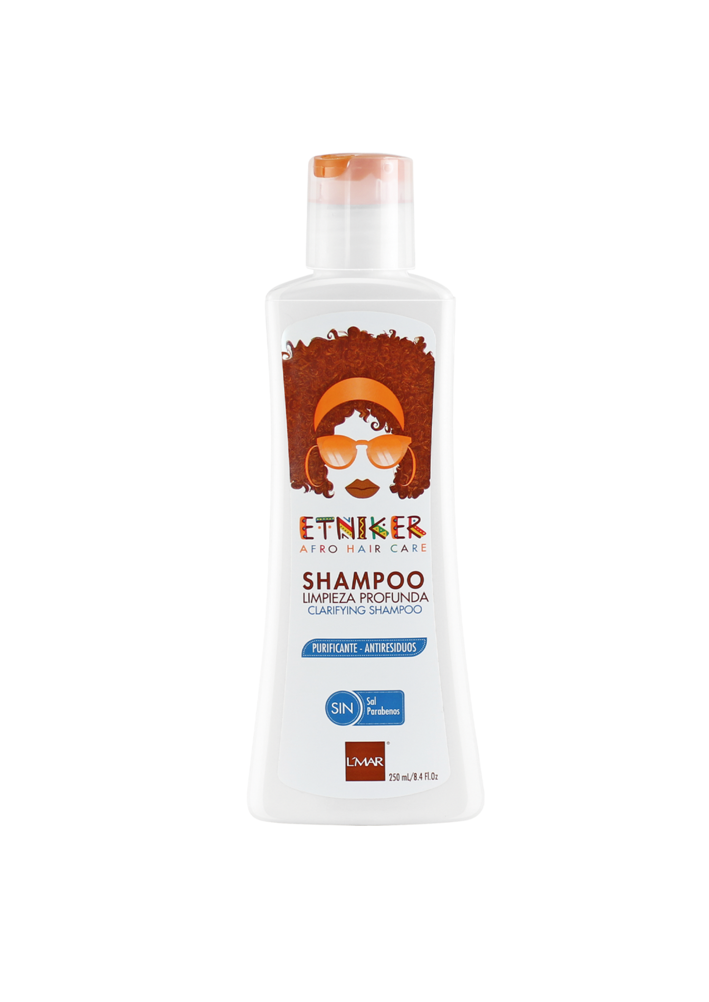 Shampoo Etniker de limpieza profunda 250ml Tu cabello quedará listo para recibir todos los nutrientes de los tratamientos que apliques luego de lavar con este shampoo, es como reiniciar tu cabello.  Contiene sulfatos. No parabenos No contiene siliconas